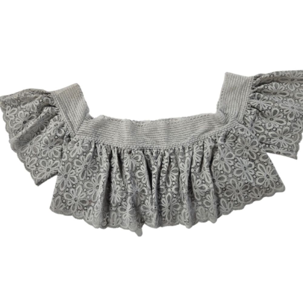 Victoria's Secret Lace Off-The-Shoulder GRAY 371